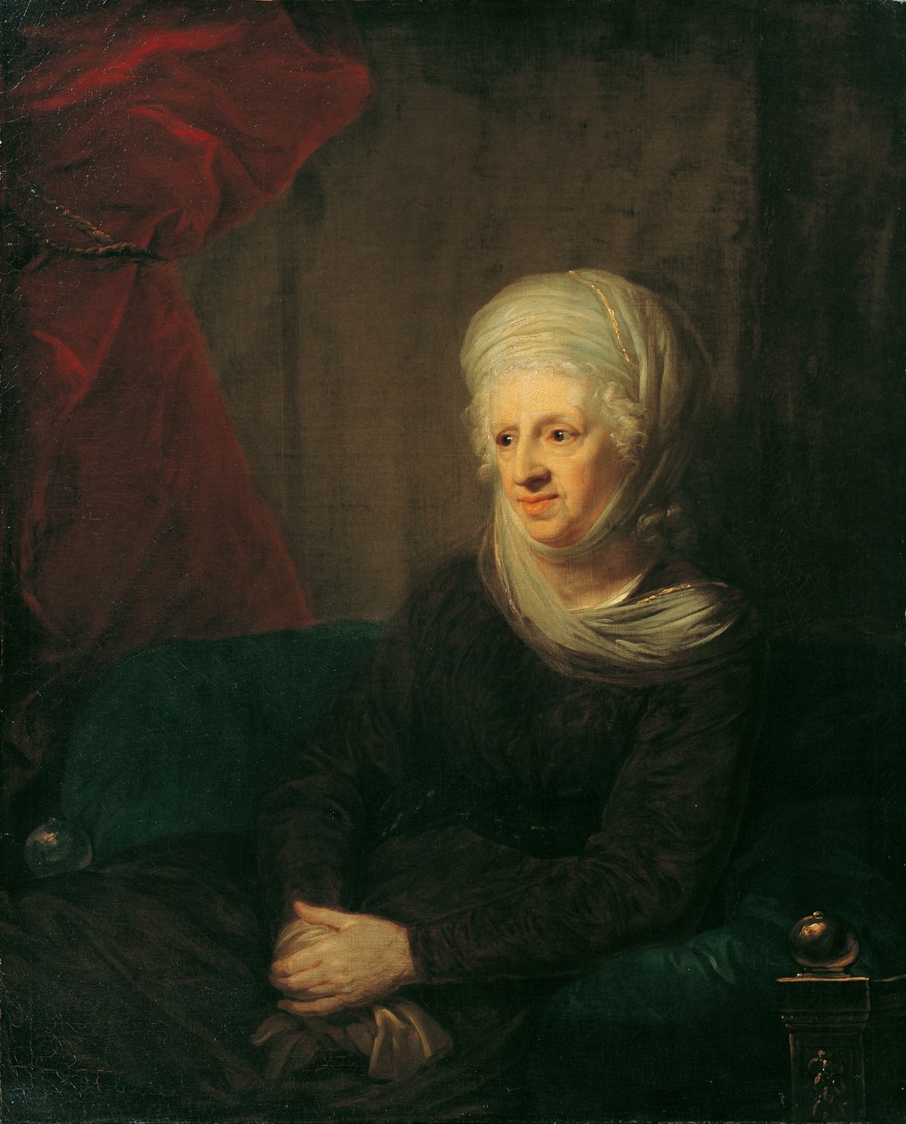 Yaşlı Bir Kadın (Frau von Weinbrenner) by Josef Mathias Grassi