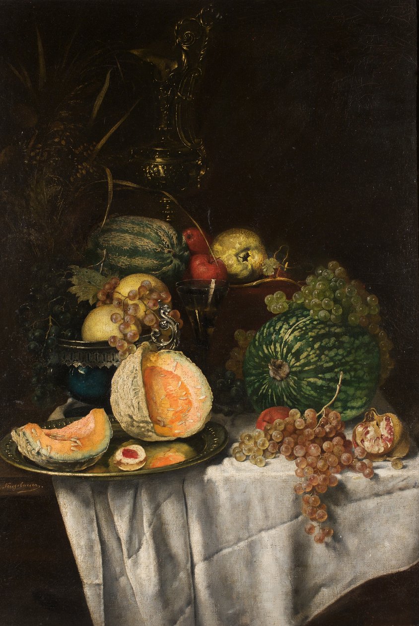 meyve natürmort by Josef Neugebauer