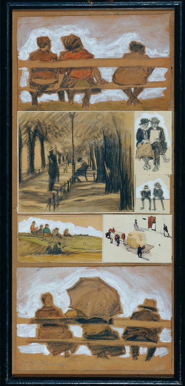Parktan Çalışmalar (7 eskiz) by Josef Wawra