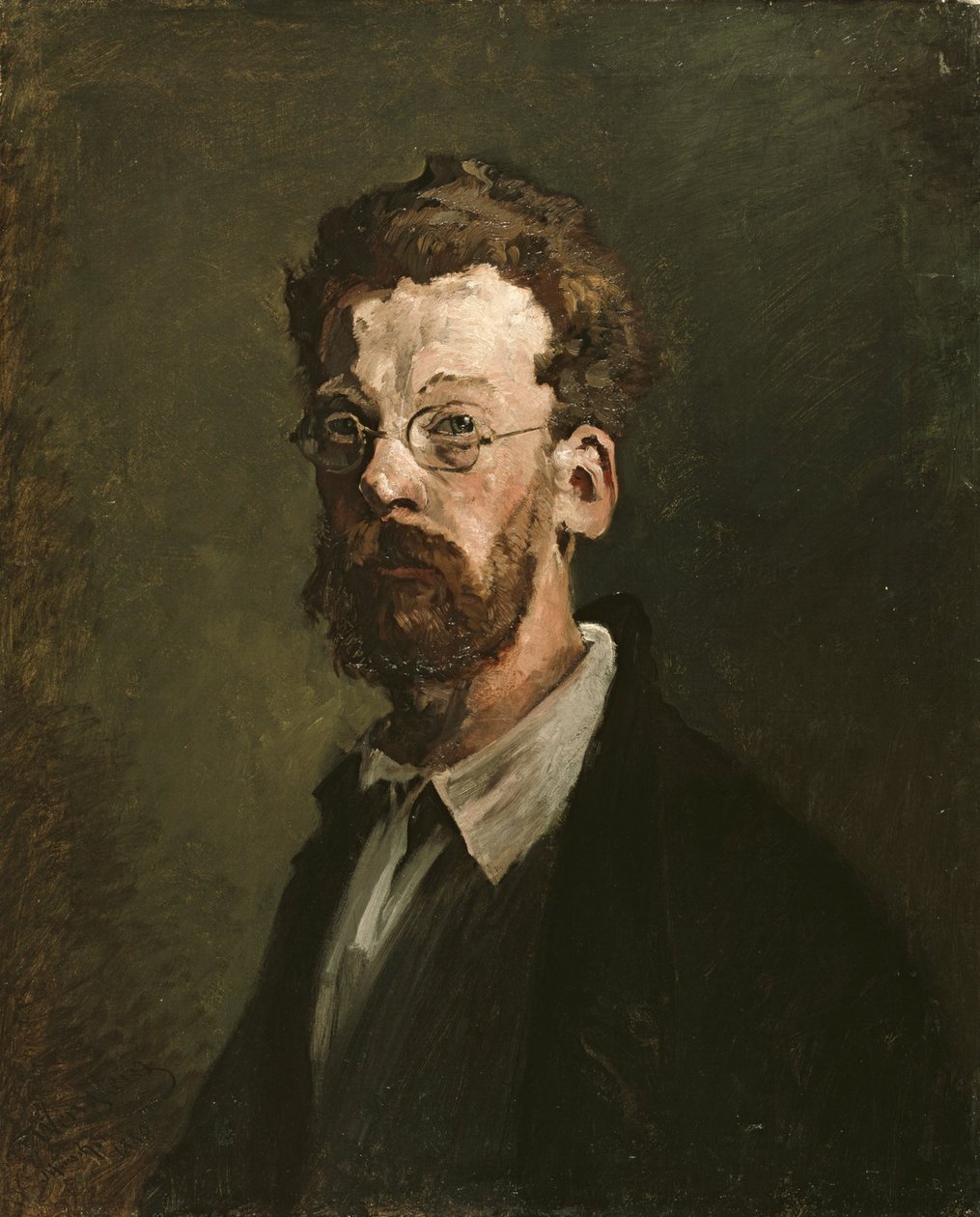 kendi kendine portre by Josef Wenglein
