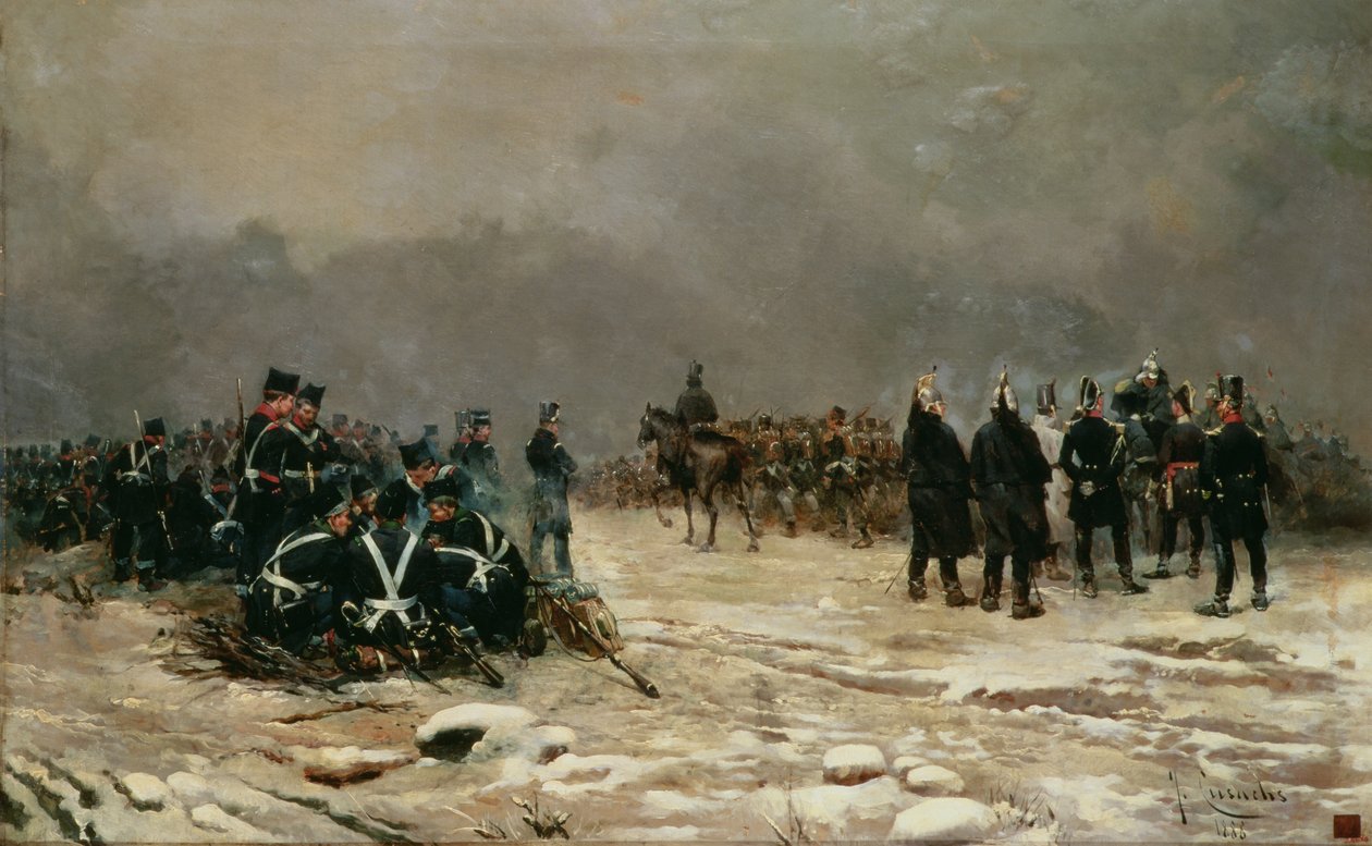 Arlabon Savaşı by Josep Cusachs y Cusachs