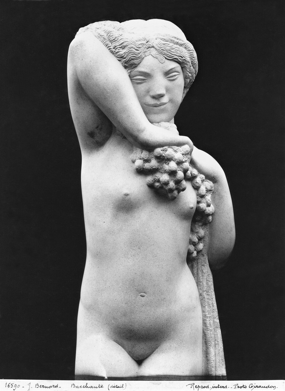 Bacchante veya Faunness (detay) (mermer) by Joseph Bernard