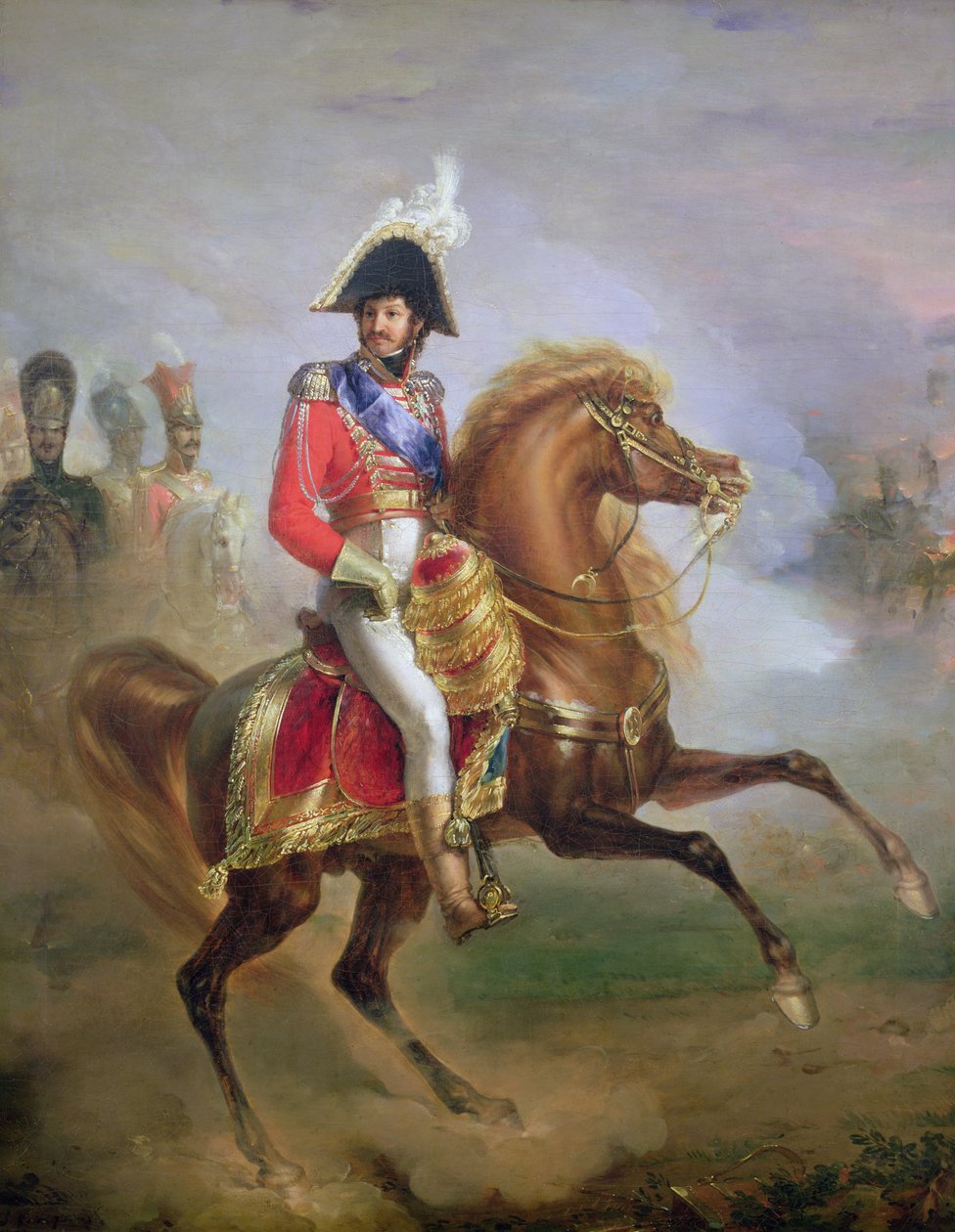 Joachim Murat ( 1767-1815) on Horseback, 1814-15  by Joseph Franque