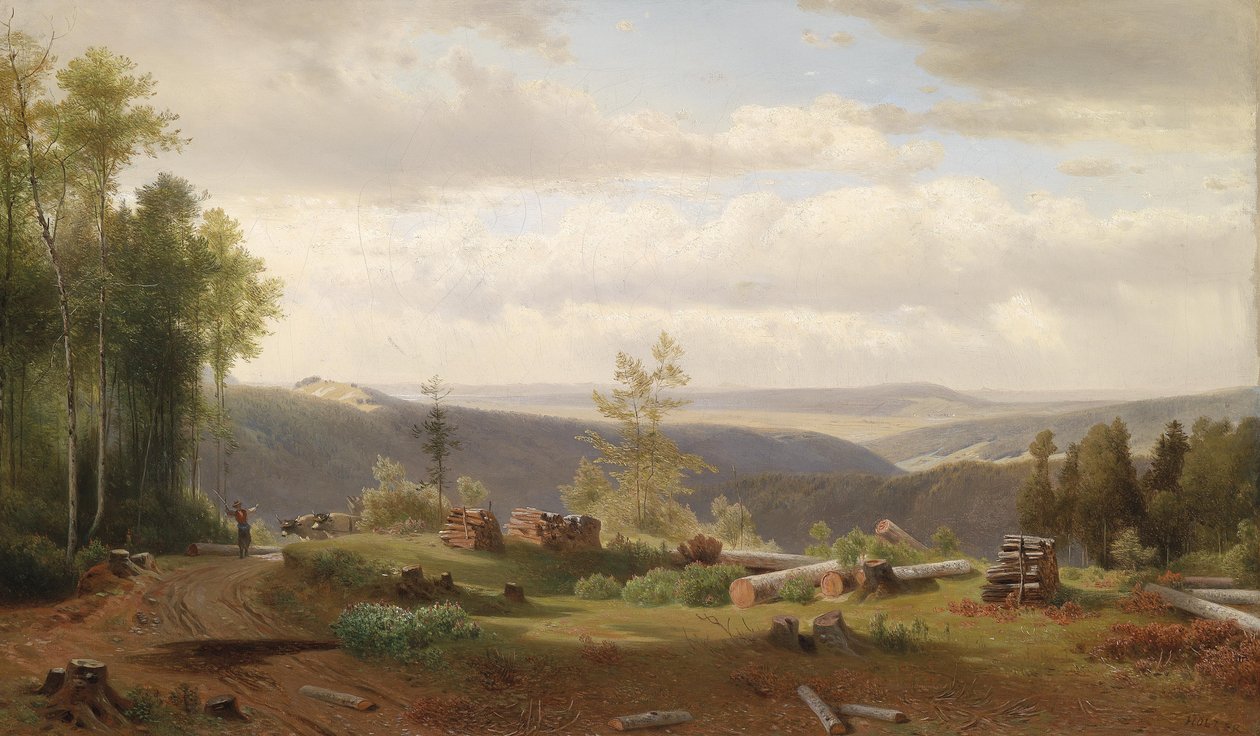 Motiv aus dem Wienerwald by Joseph Holzer