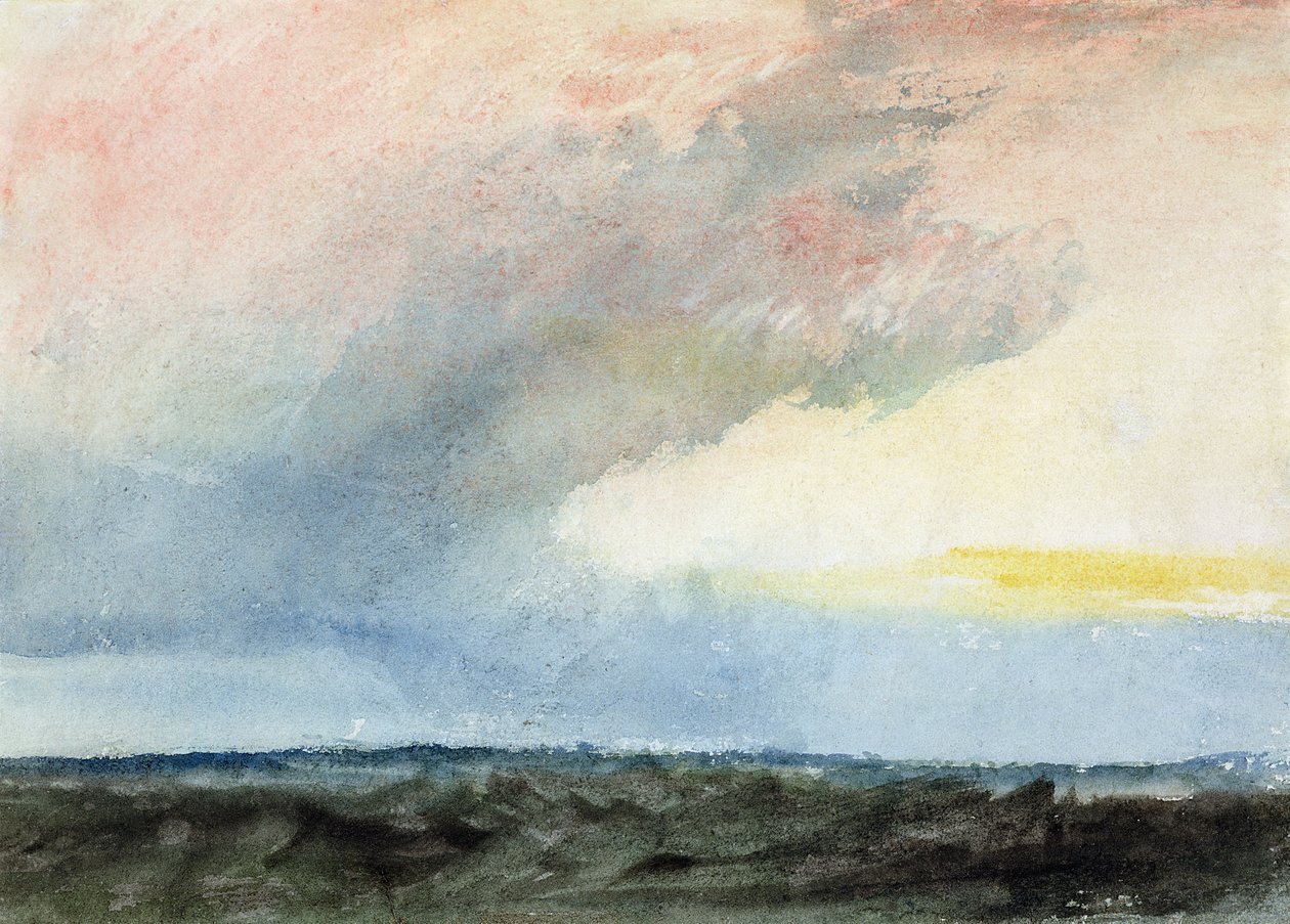 Denizde Yağmur Fırtınası by Joseph Mallord William Turner