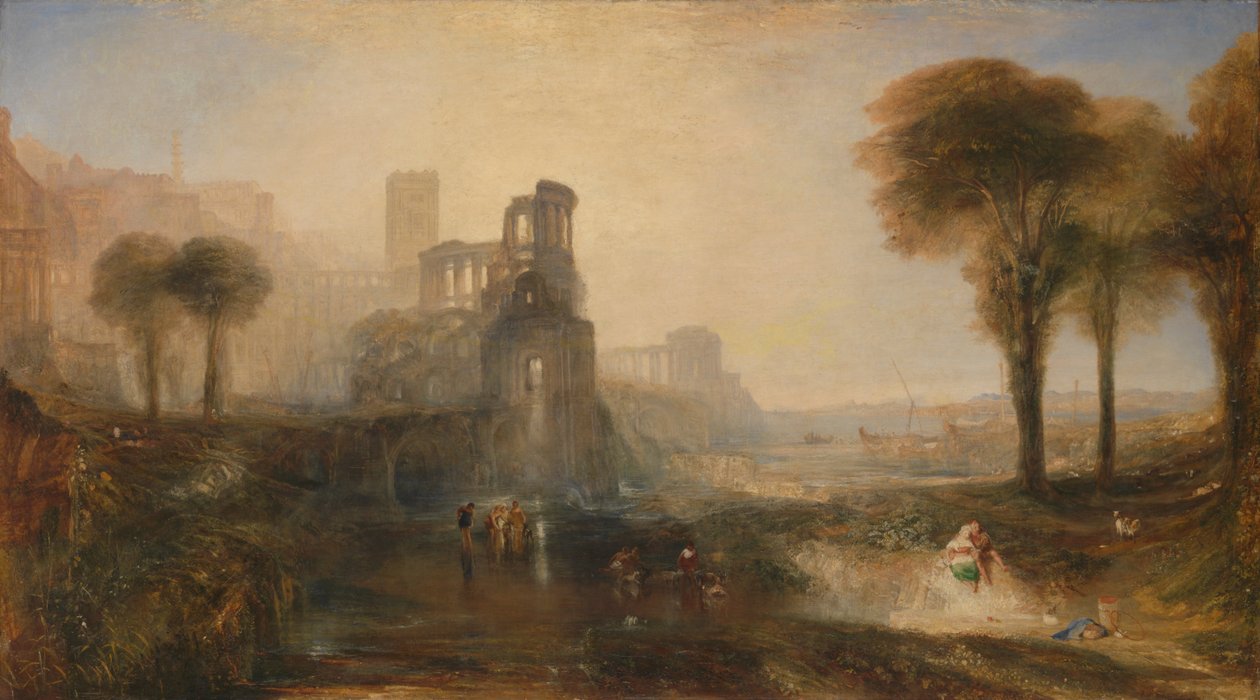 Caligulas Sarayı ve Köprüsü by Joseph Mallord William Turner