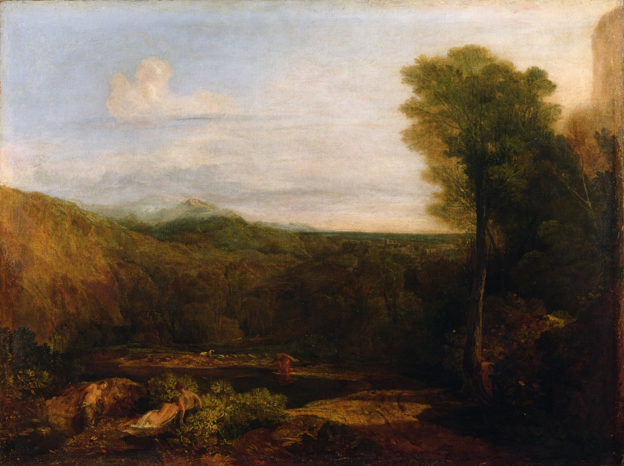 Echo ve Narcissus, c.1804 by Joseph Mallord William Turner