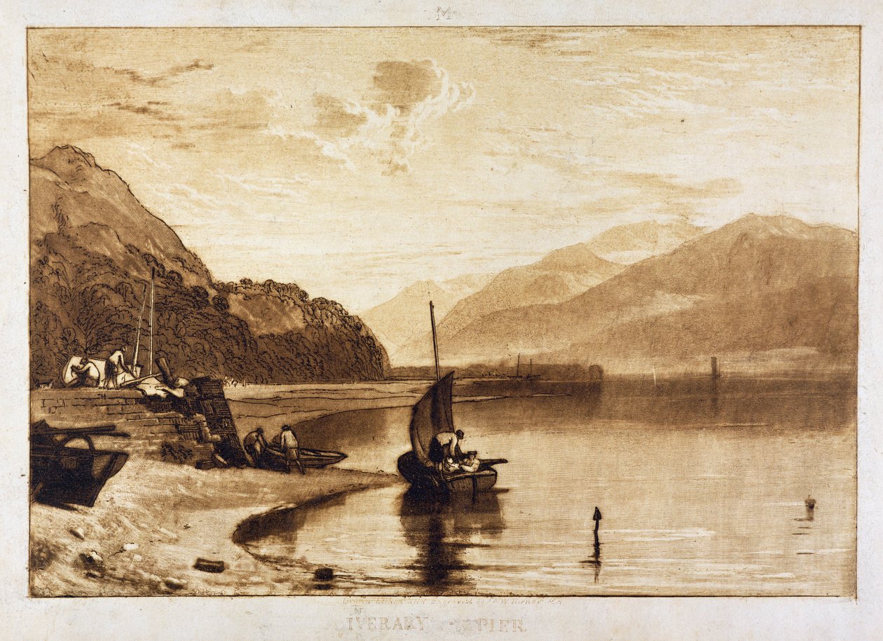 Inverary İskelesi, 1859-61 by Joseph Mallord William Turner