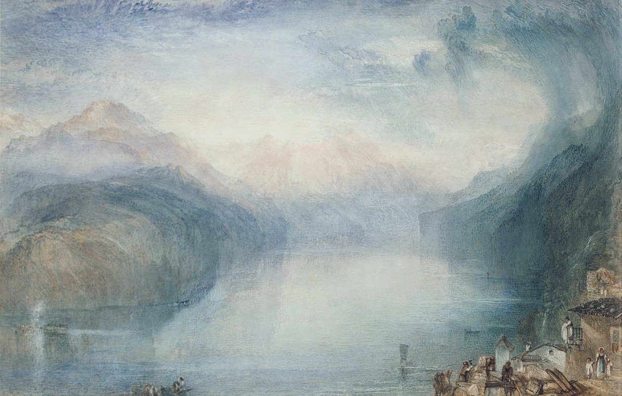 Luzern Gölü: Uri Körfezi by Joseph Mallord William Turner