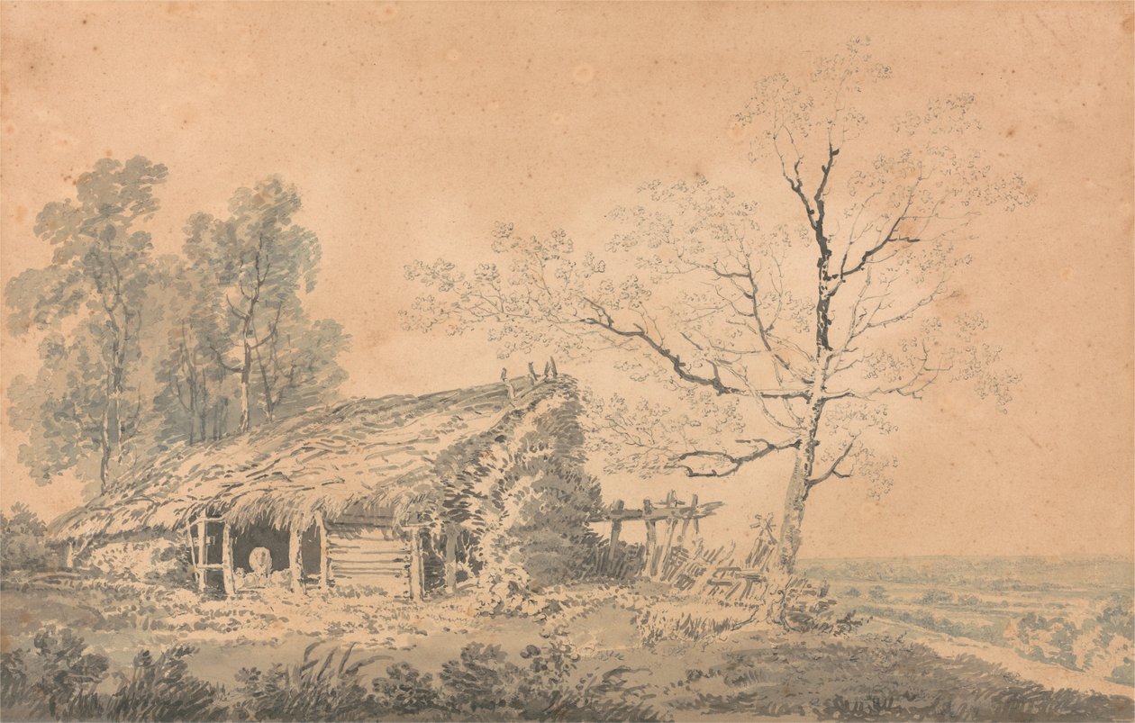 Ahır ile Peyzaj by Joseph Mallord William Turner