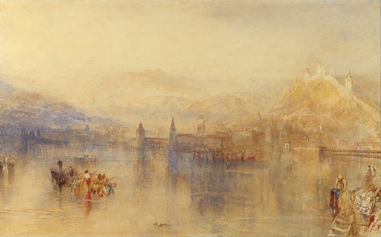 Gölden Luzern by Joseph Mallord William Turner