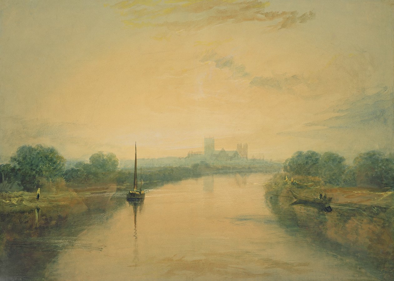 Ouse Nehri üzerinde by Joseph Mallord William Turner