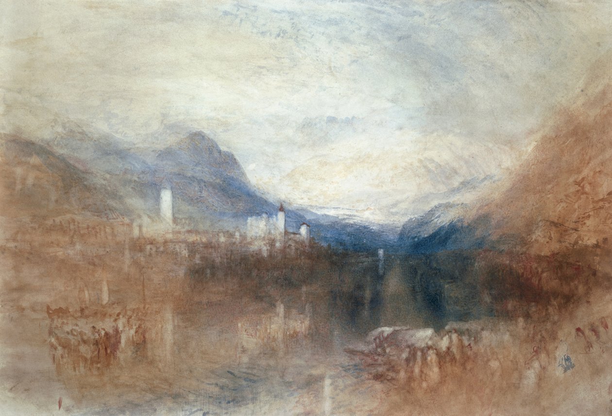 Pallanza, Maggiore Gölü by Joseph Mallord William Turner