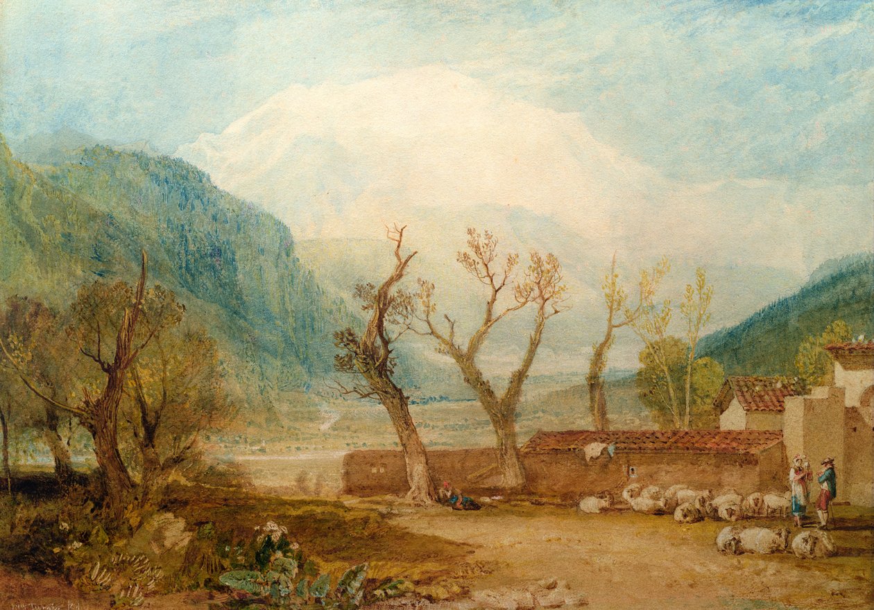 sallanches by Joseph Mallord William Turner