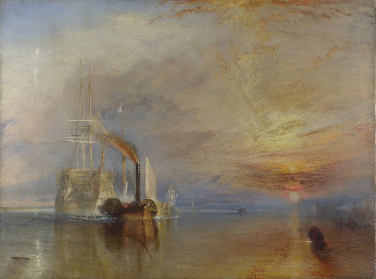 Savaşan Temeraire, 1839 by Joseph Mallord William Turner