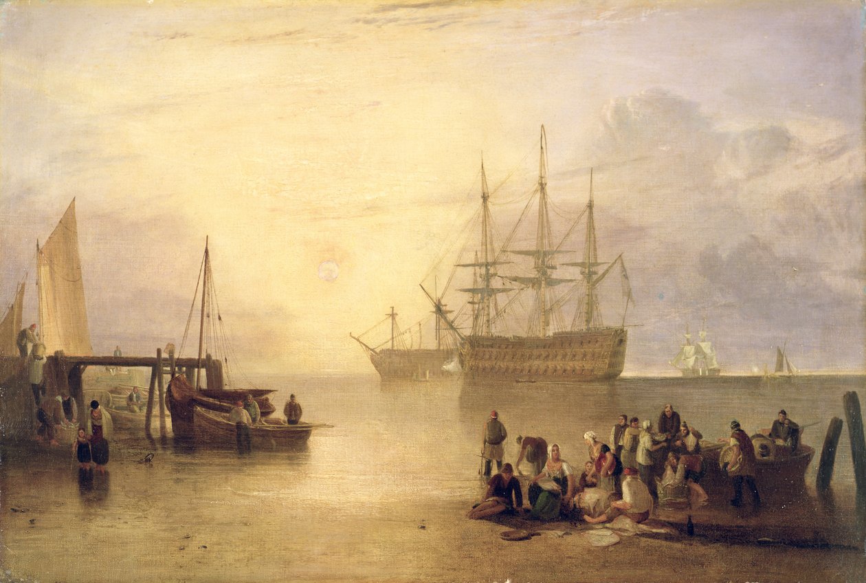 Buhardan Doğan Güneş, 1809 dolayları by Joseph Mallord William Turner