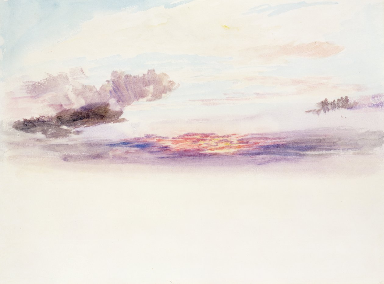 şafak vakti gökyüzü by Joseph Mallord William Turner