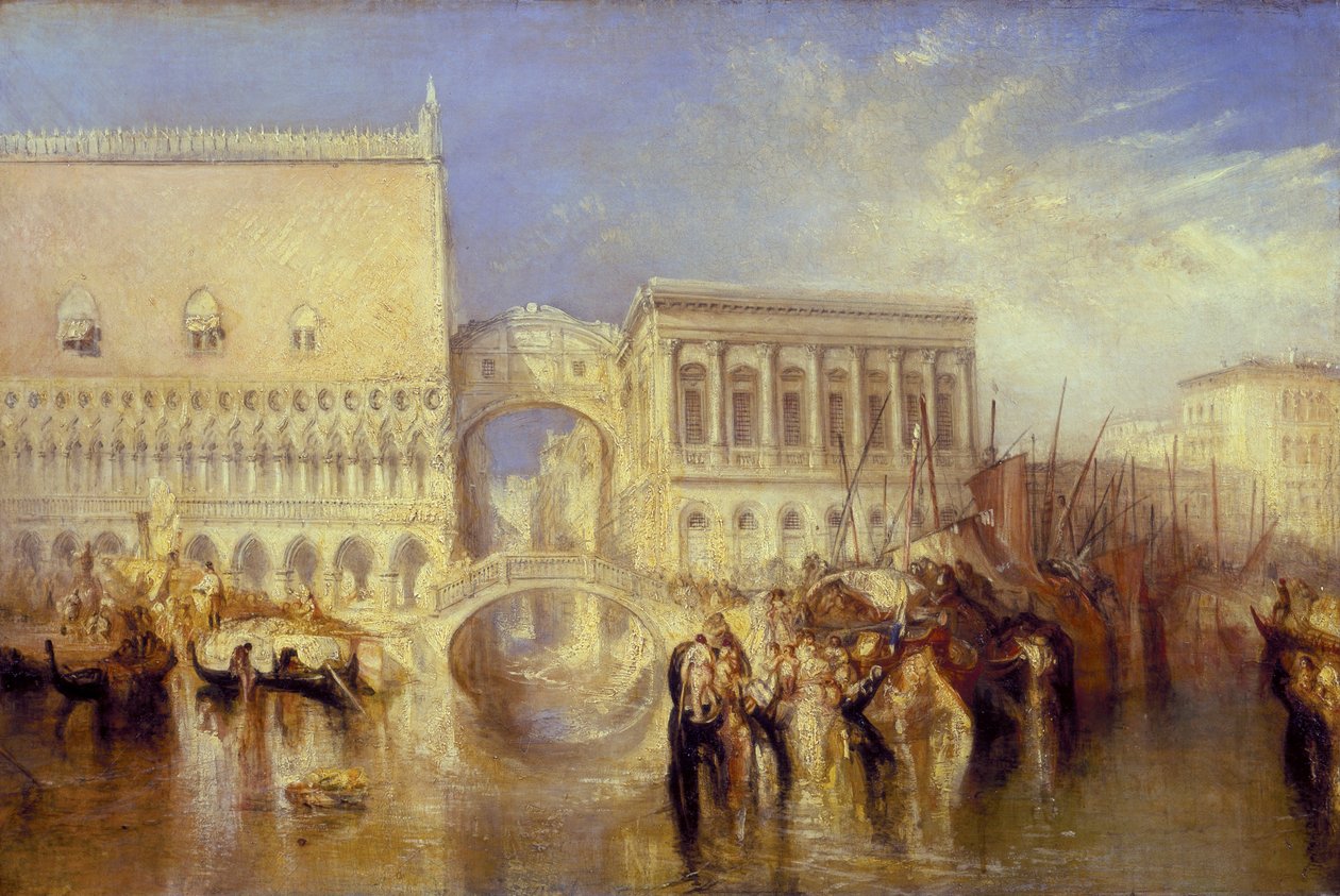 Ahlar Köprüsü Venedik by Joseph Mallord William Turner