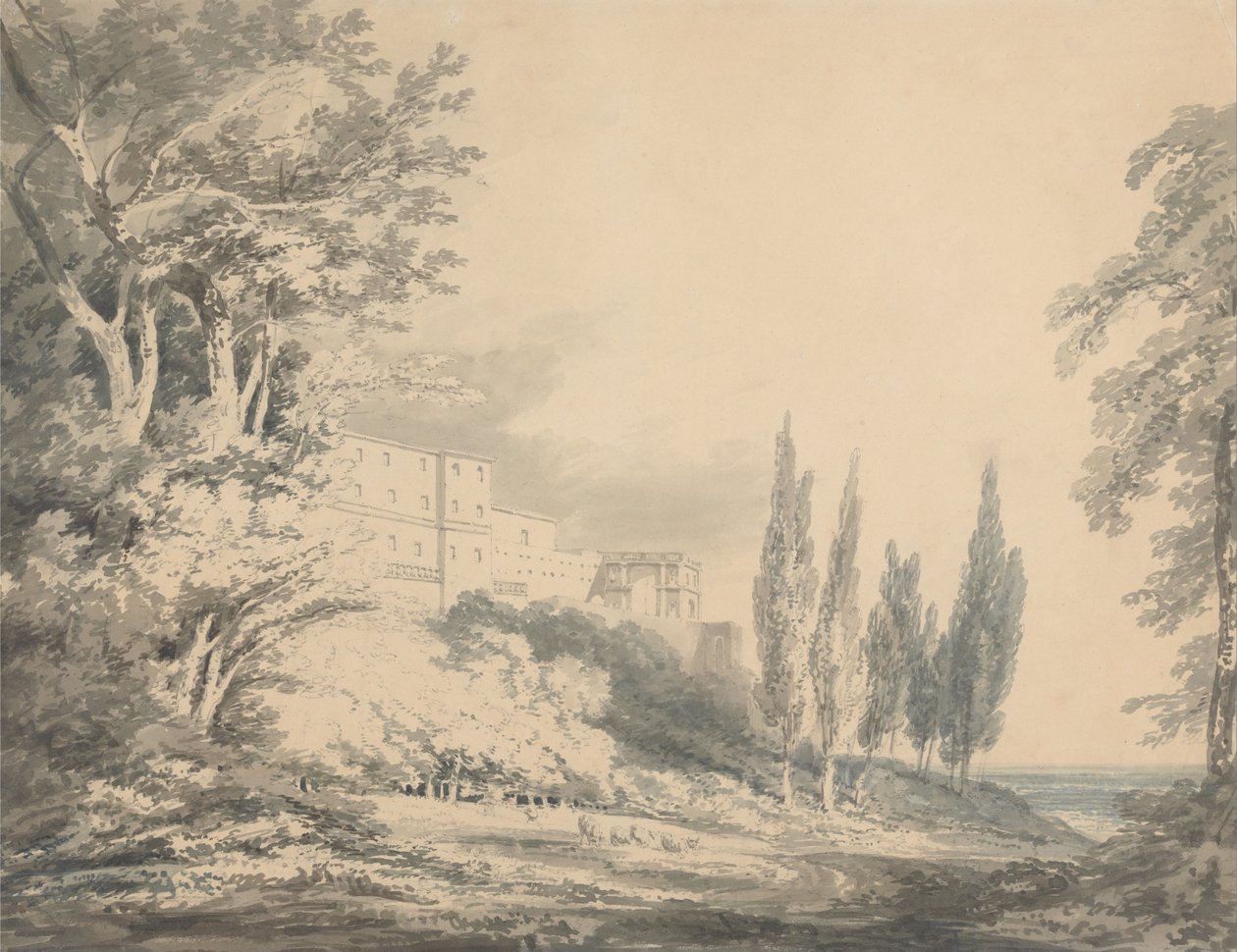 doğu villası by Joseph Mallord William Turner