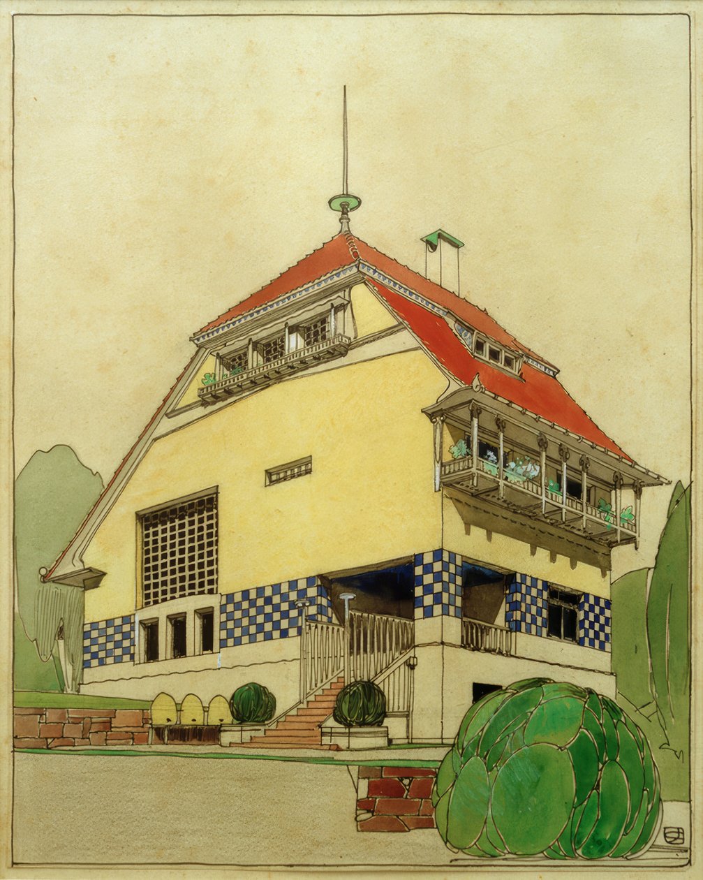 Olbrich, Joseph Maria; by Joseph Maria Olbrich