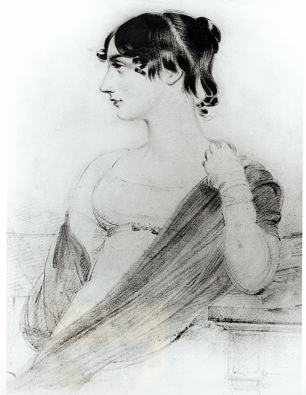 ಮಾರಿಯಾ ಎಡ್ಜ್ವರ್ತ್ (1767-1849) ತುರ್ಕಿನ ಭಾವಚಿತ್ರ by Joseph Slater