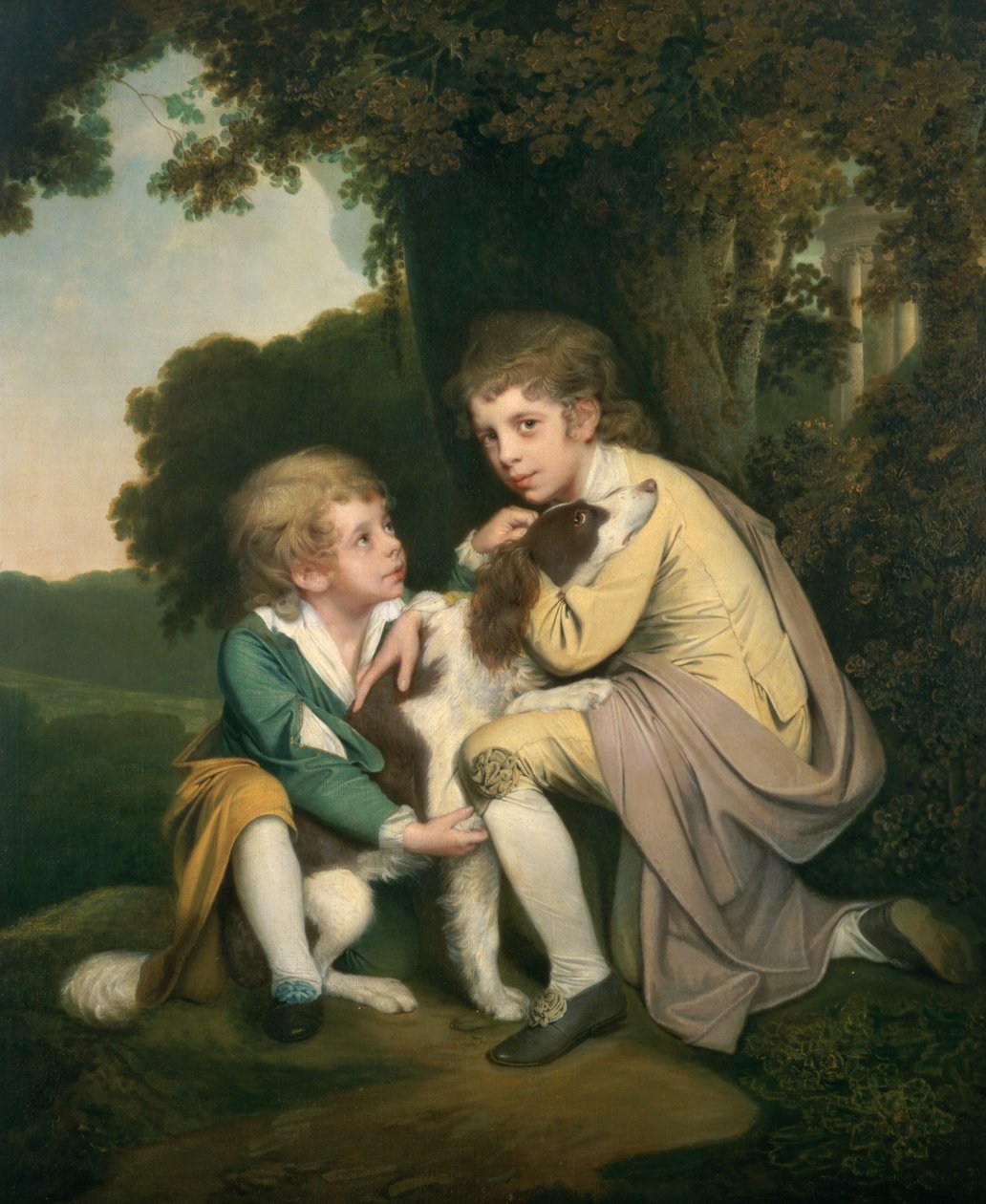 Thomas and Joseph Pickford as Children, c.1777-9 by Joseph Wright of Derby