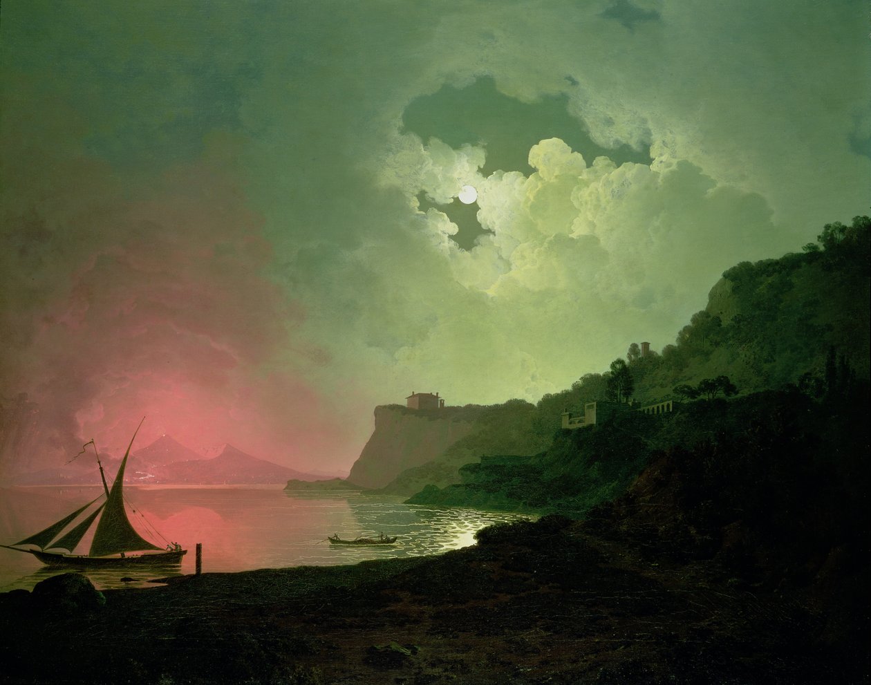 Vezüv by Joseph Wright of Derby