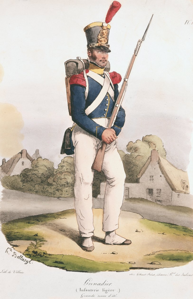 Koruma Muhafızları by Joseph Louis Hippolyte Bellange