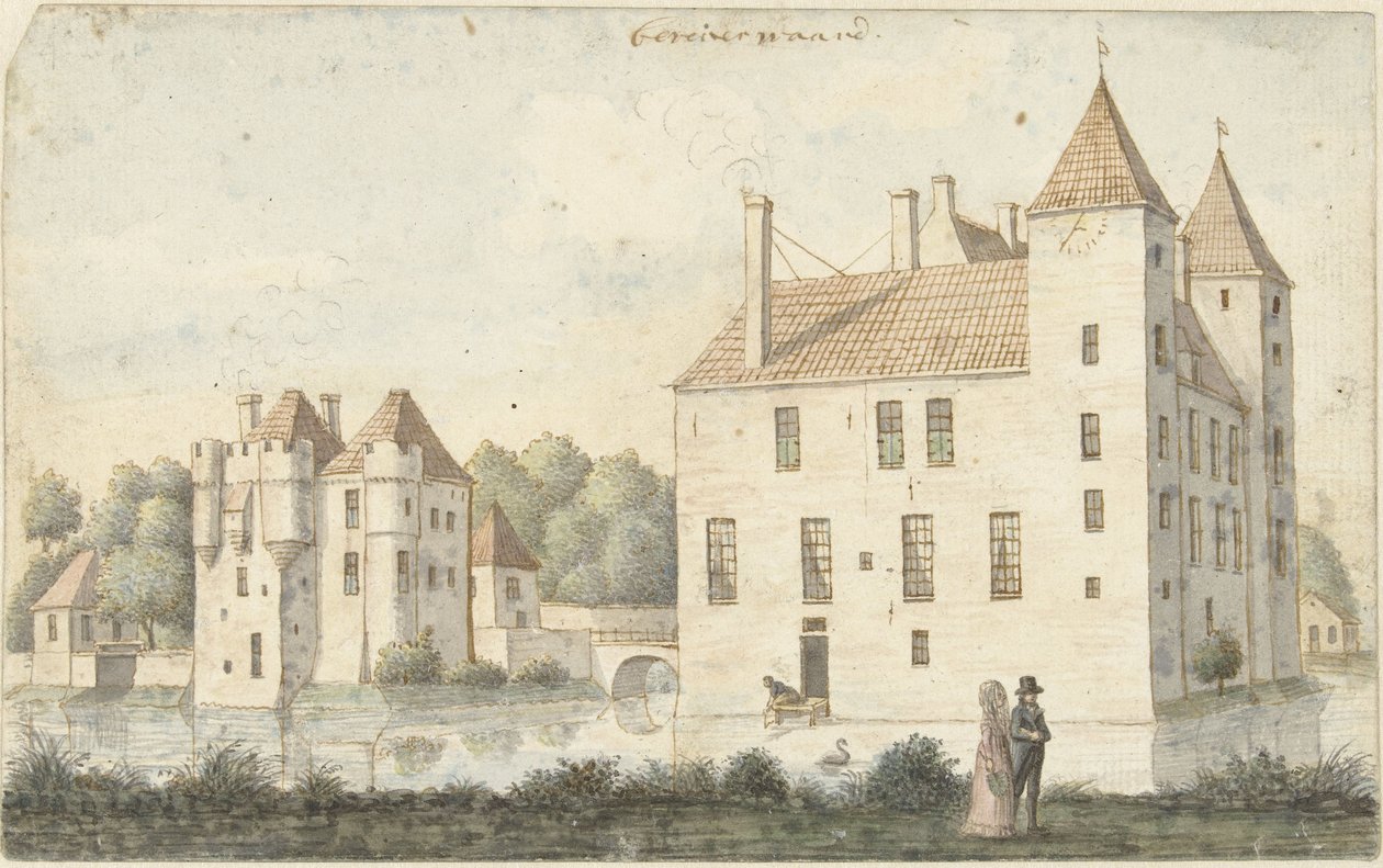 Beverweerd Castle değerinde Beveiver (nesne üzerindeki başlık) by Joseph Adolf Schmetterling