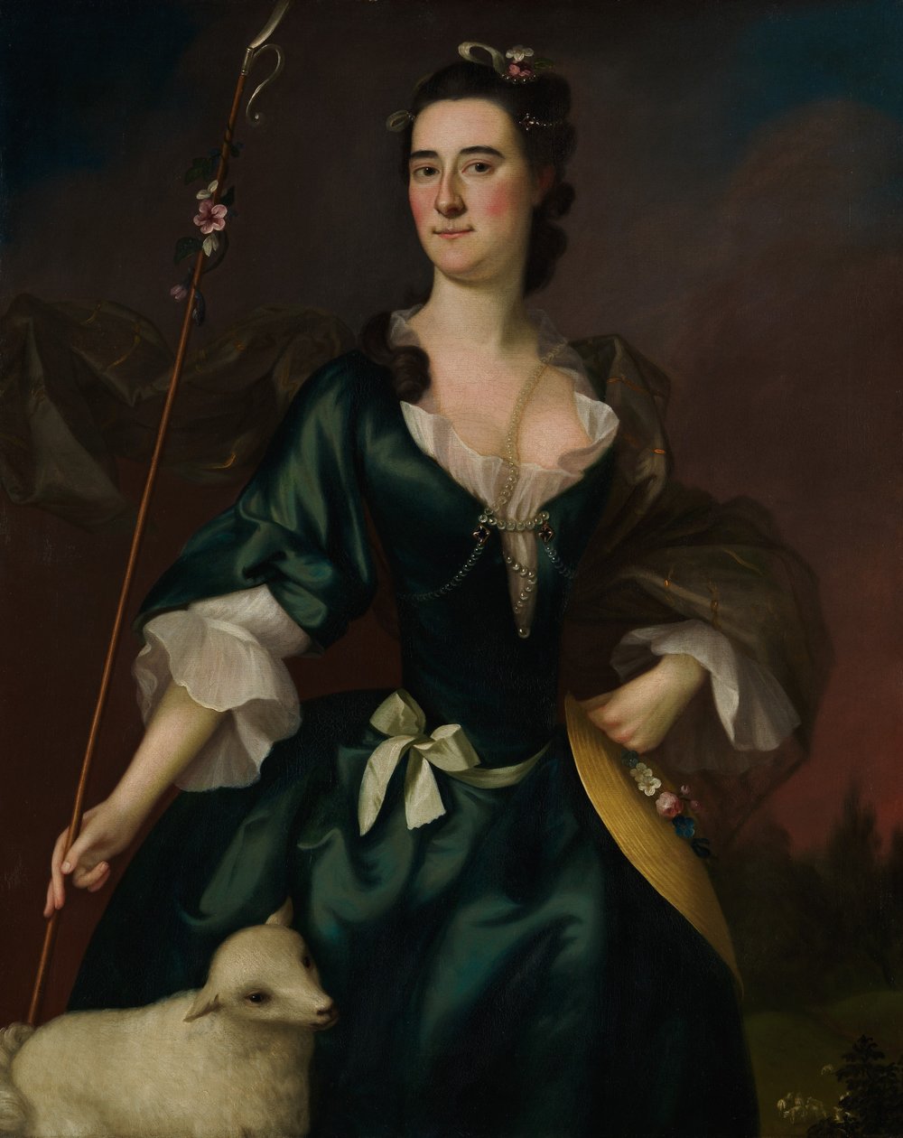 Mary Sylvester, 1754. by Joseph Blackburn