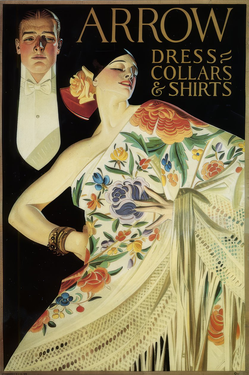 Arrow Elbise Yakaları ve Gömlekleri by Joseph C. Leyendecker