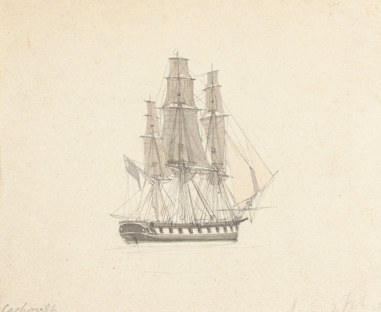 Tek Hermafrodit Brig by Joseph Cartwright