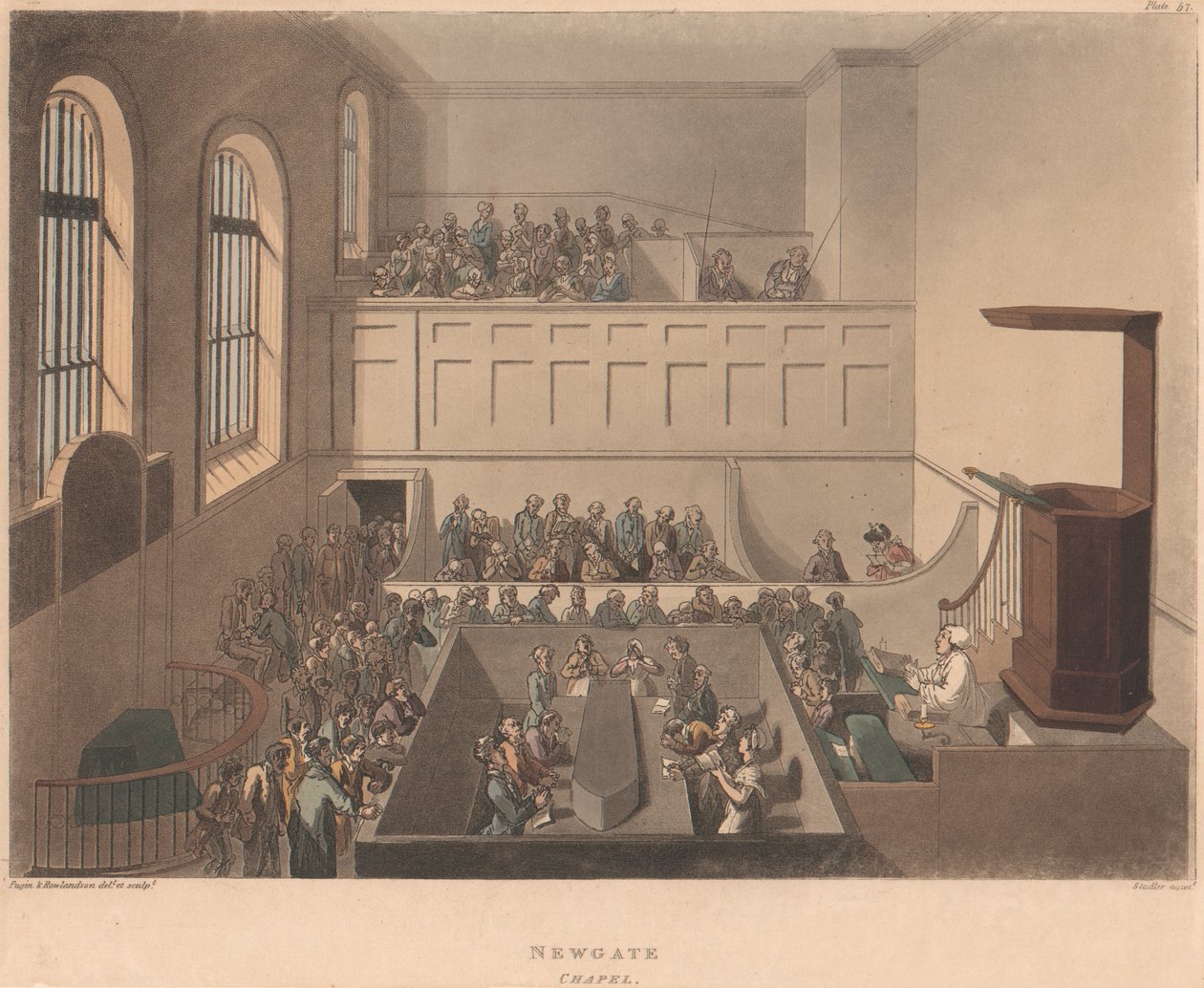 Newgate Şapeli by Joseph Constantine Stadler