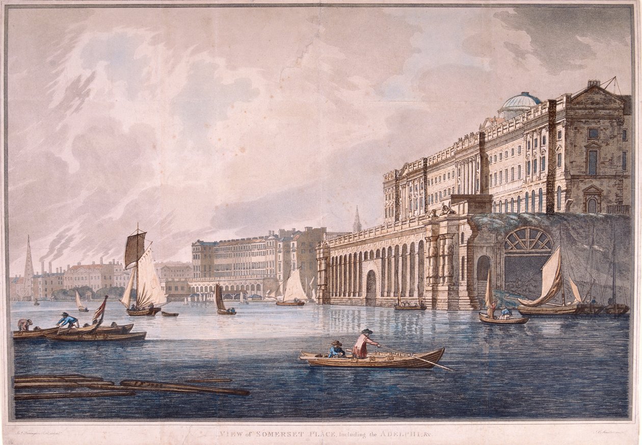 Somerset Evi, Londra, 1791 by Joseph Constantine Stadler