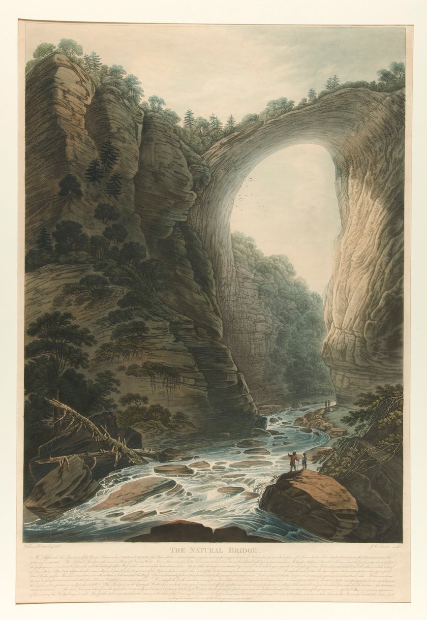 Doğal Köprü (Va.) by Joseph Constantine Stadler