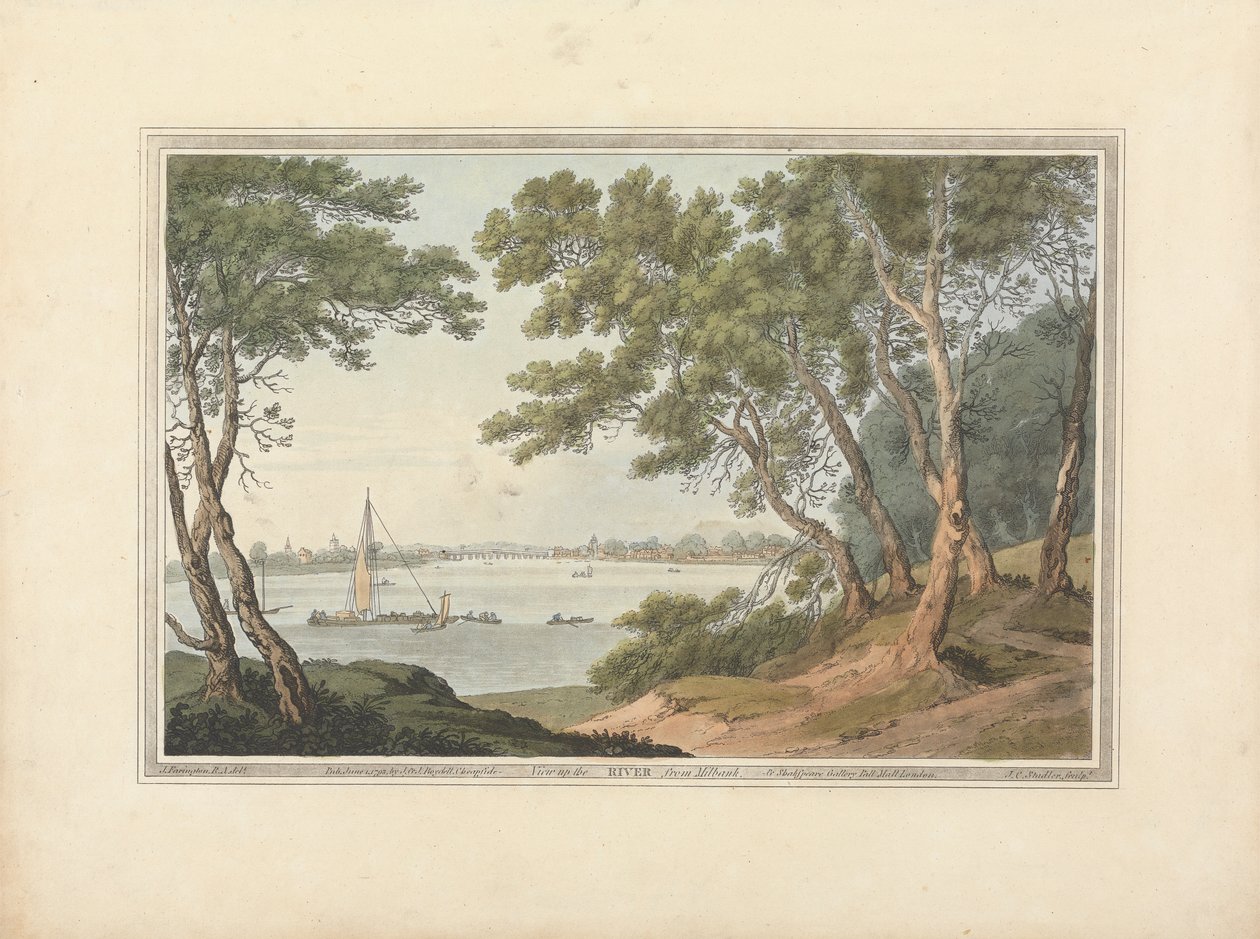 Milbank'tan Nehri görüntüleyin by Joseph Constantine Stadler