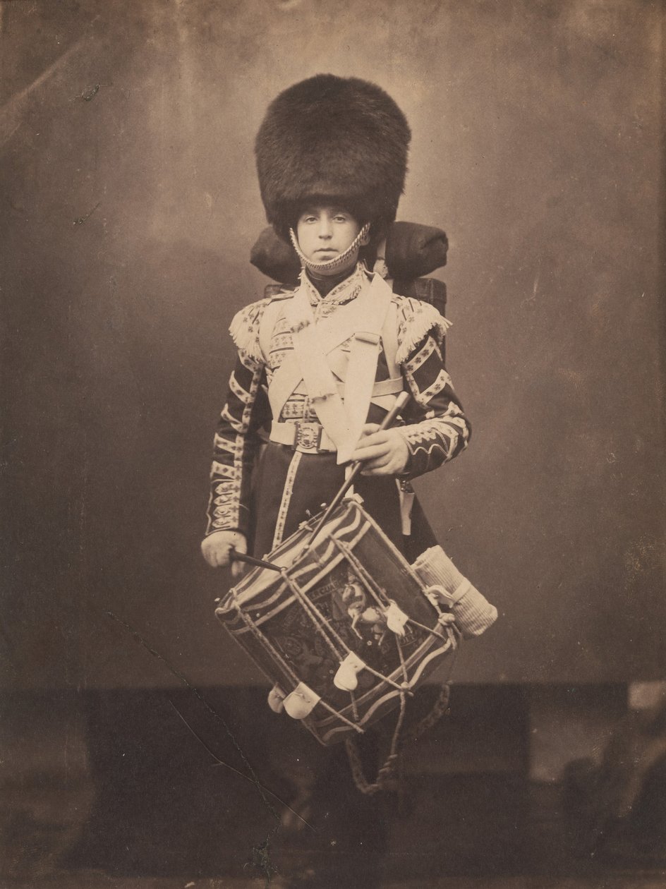 Grenadier Muhafızları Davulcusu, ca. 1856. by Joseph Cundall