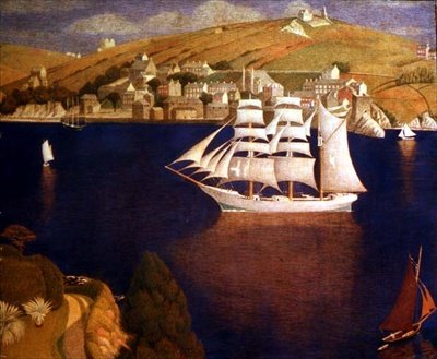 Fowey Haliç, Cornwall by Joseph Edward Southall
