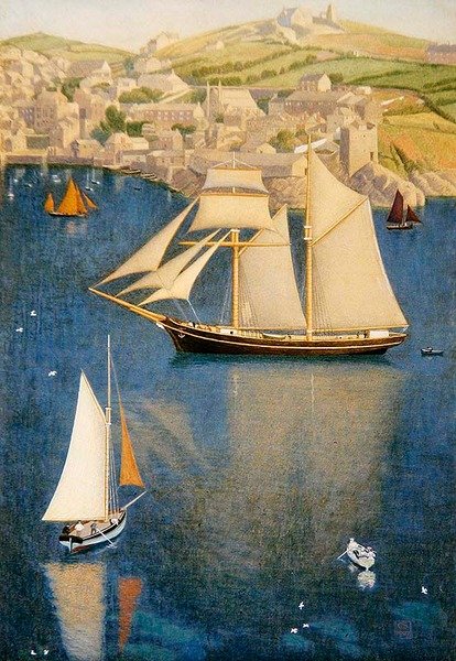 gulet by Joseph Edward Southall