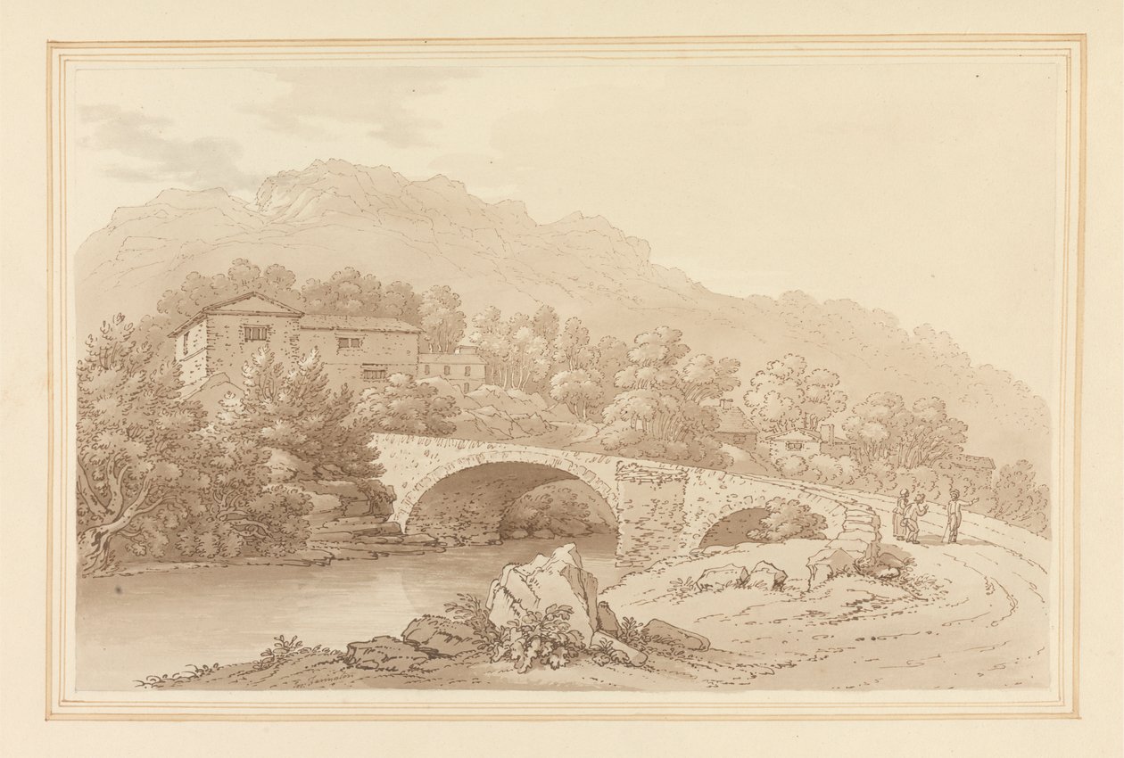 brathay köprüsü by Joseph Farington