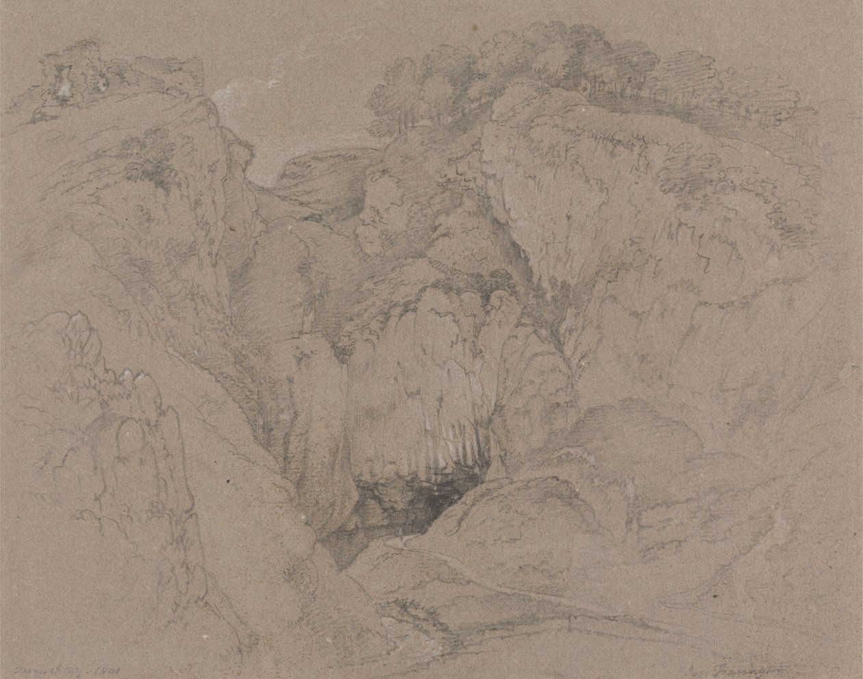 Castleton - Zirve by Joseph Farington