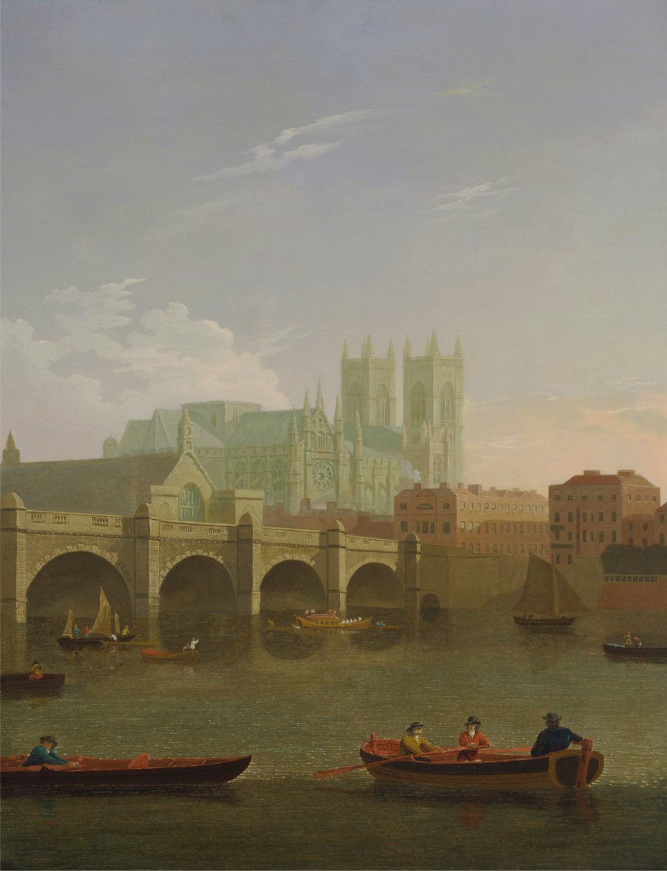 Westminster Manastırı ve Köprüsü by Joseph Farington