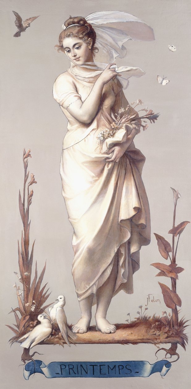 Dört Mevsim - İlkbahar, 1873-74 by Joseph Felon