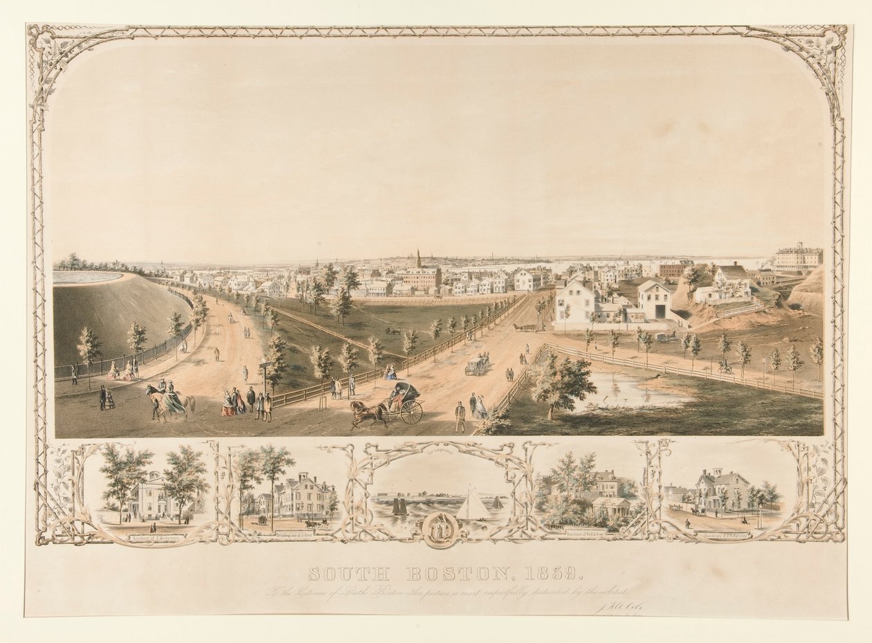 Güney Boston, 1859 by Joseph Foxcroft Cole