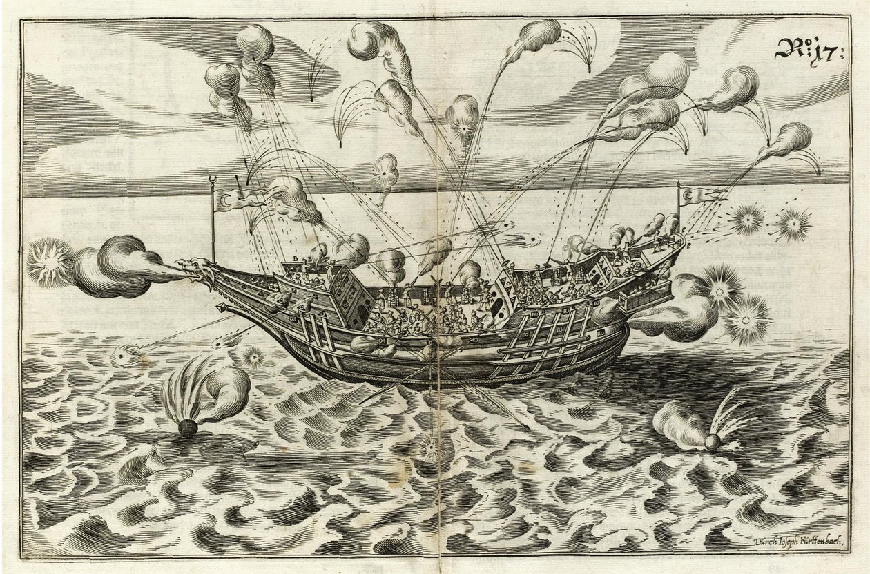 Donanma Mimarisi von J. Furttenbach'tan çizim by Joseph Furttenbach