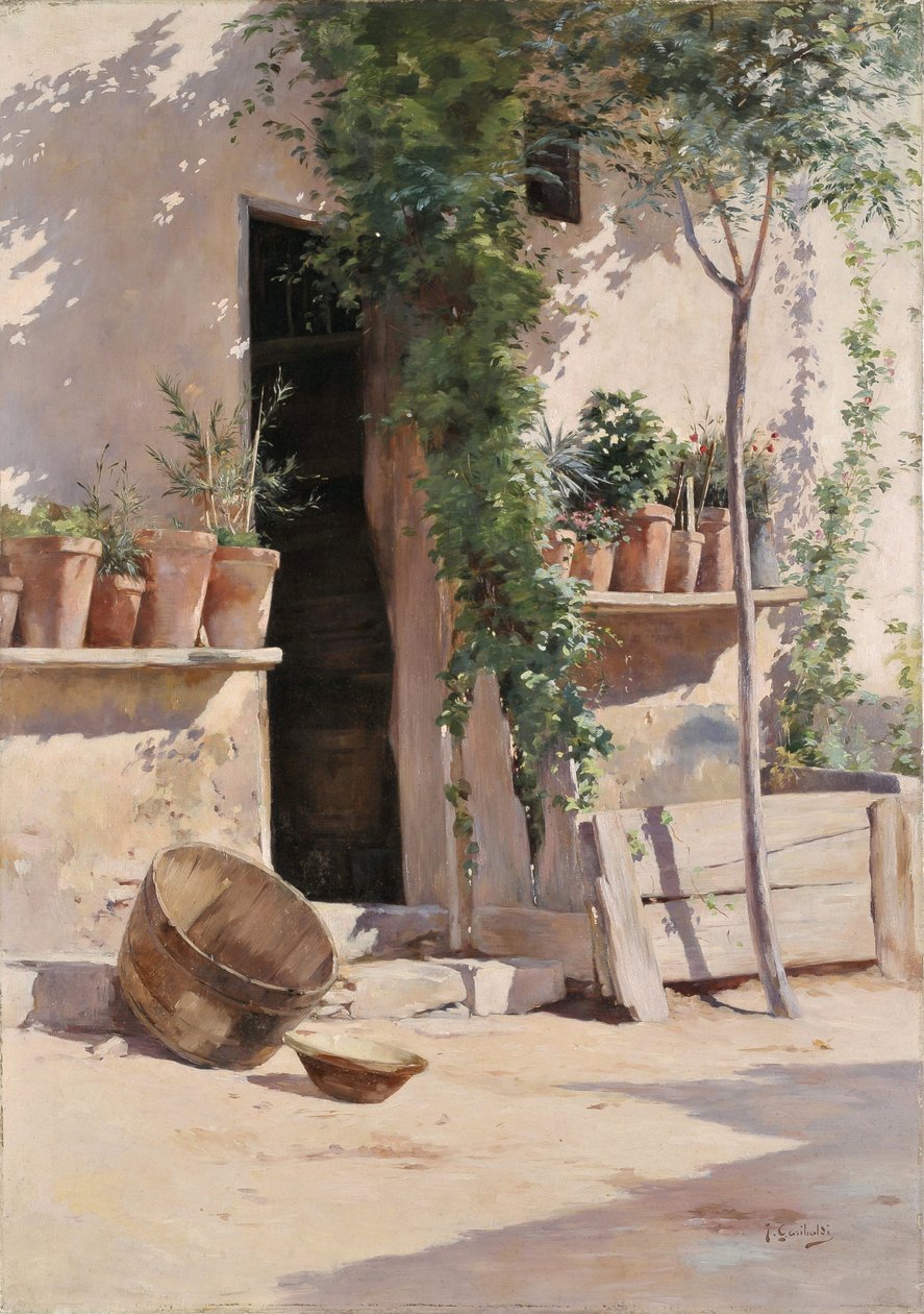 Lecques kabini (tuval üzerine yağlı boya) by Joseph Garibaldi