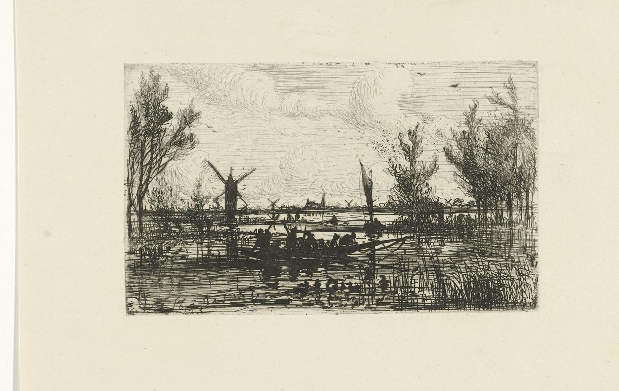 Nehir manzarası by Joseph Hartogensis