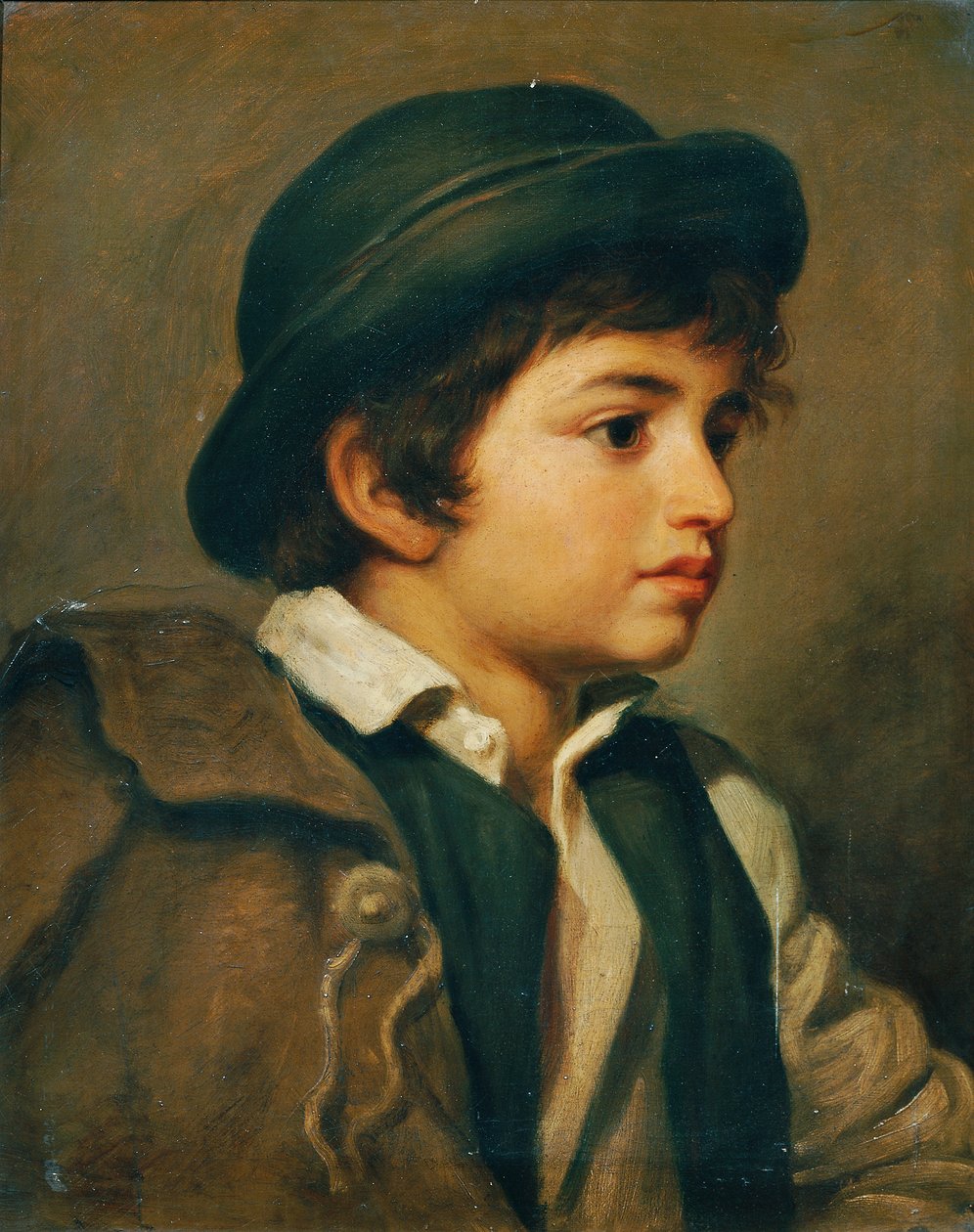Bir Savoyard çocuğunun büstü by Joseph Hasslwander