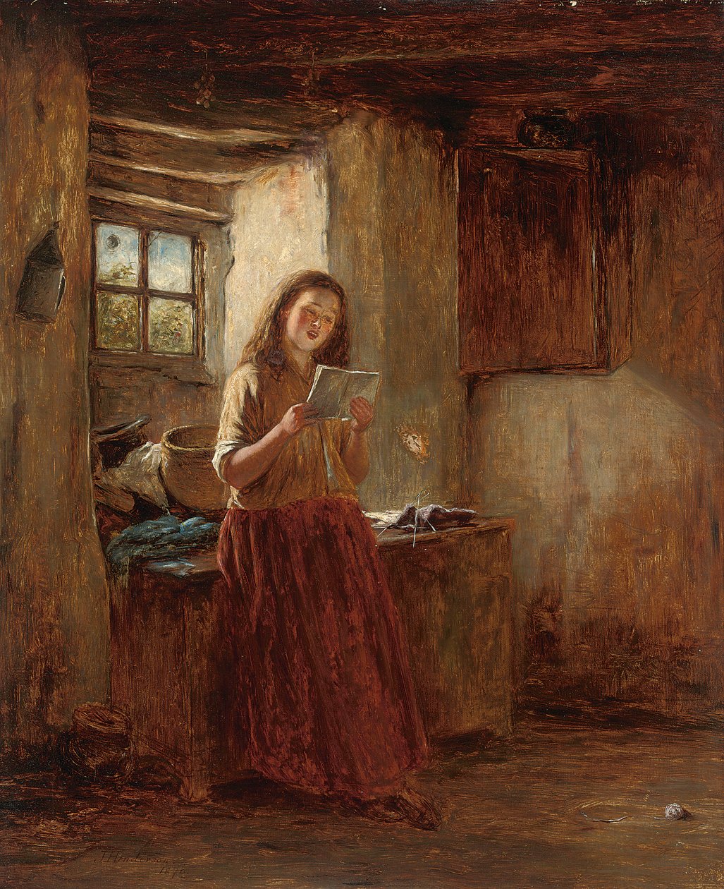 Sessiz Bir An, 1876 by Joseph Henderson