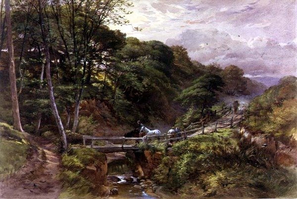 Yorkshire Beck, 1865 by Joseph John Jenkins